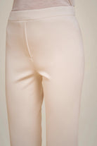 Ankle Flared Trousers - Almond by Liviana Conti — view 4