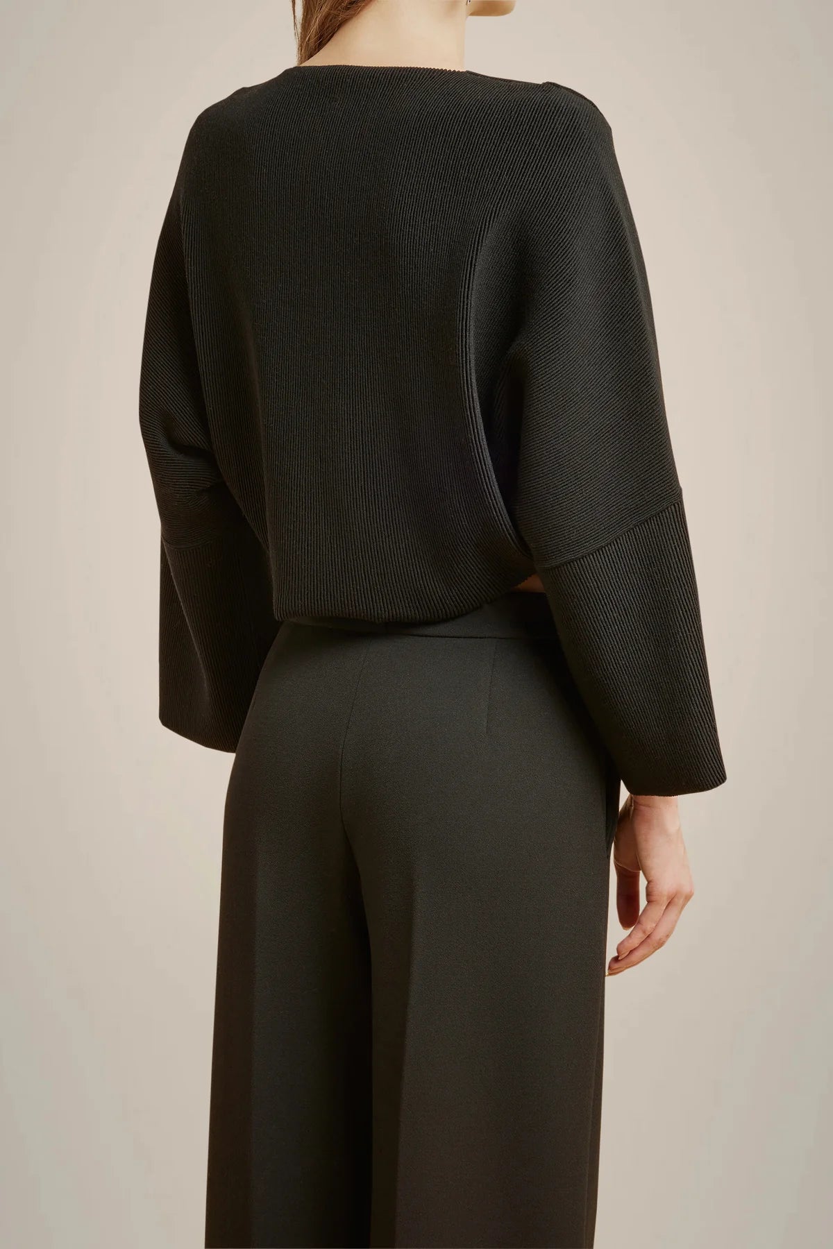 Ottoman Sweater - Noir by Liviana Conti — view 3