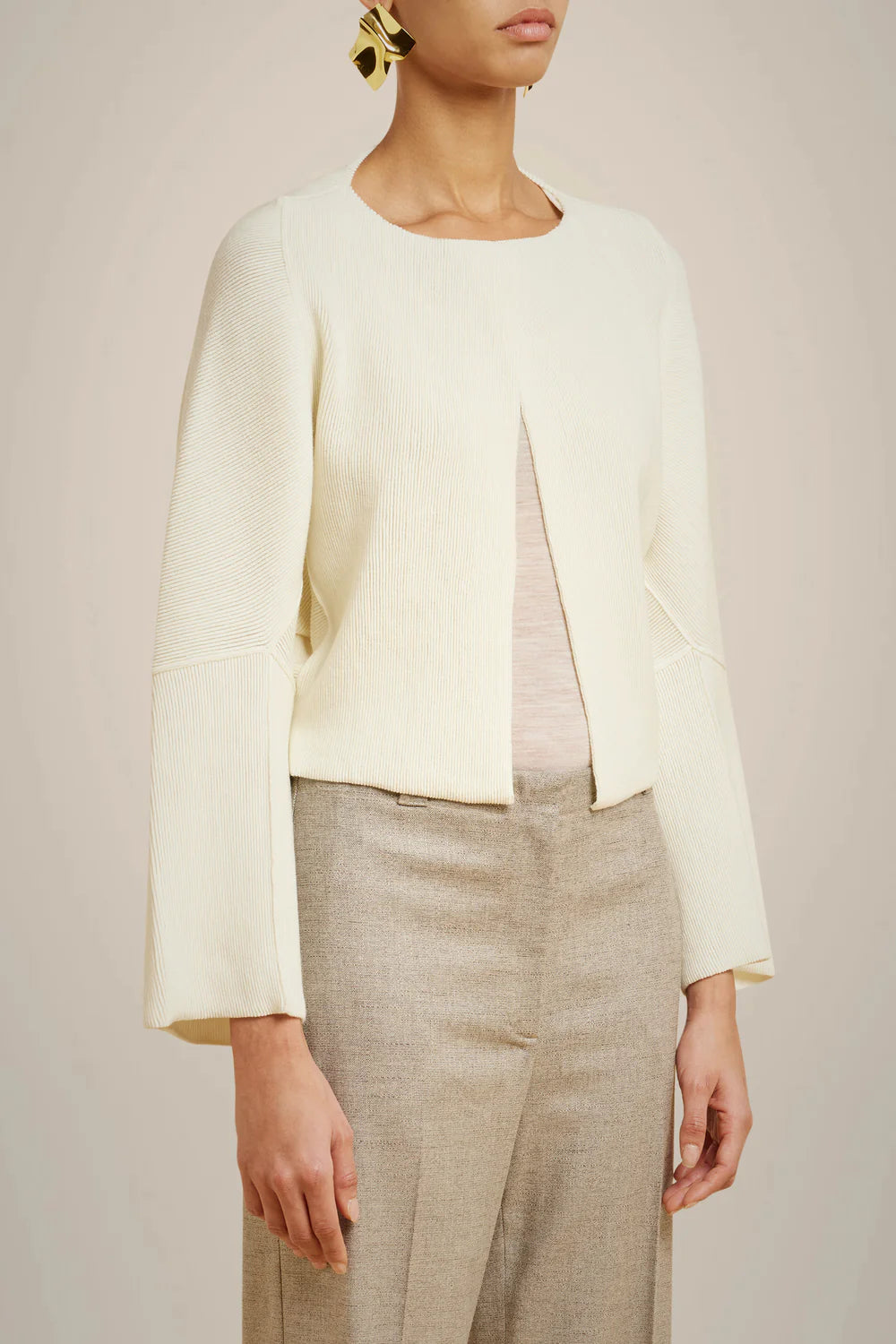 Ottoman Cardigan - Pumice by Liviana Conti — view 3