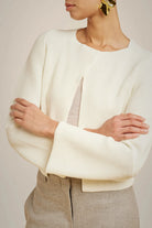 Ottoman Cardigan - Pumice by Liviana Conti — view 5
