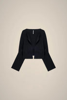 Ottoman Cardigan - Nero by Liviana Conti — view 3