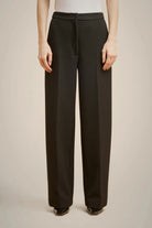 Straight Leg Trousers - Nero by Liviana Conti — alternate view