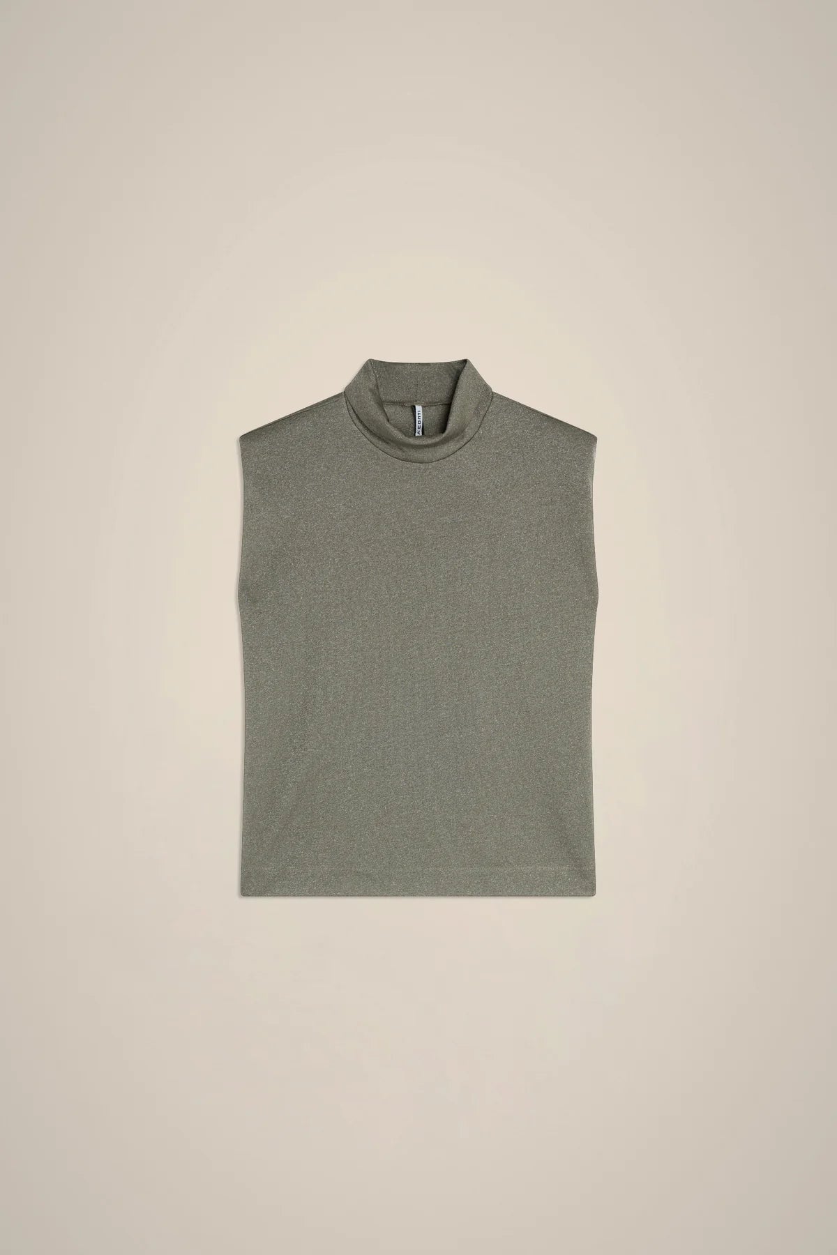 Lurex Jersey Top - Verde Green Pepper by Liviana Conti — view 3