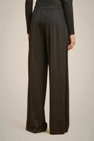 Lurex Jersey Pleated Trousers - Nero by Liviana Conti — view 4