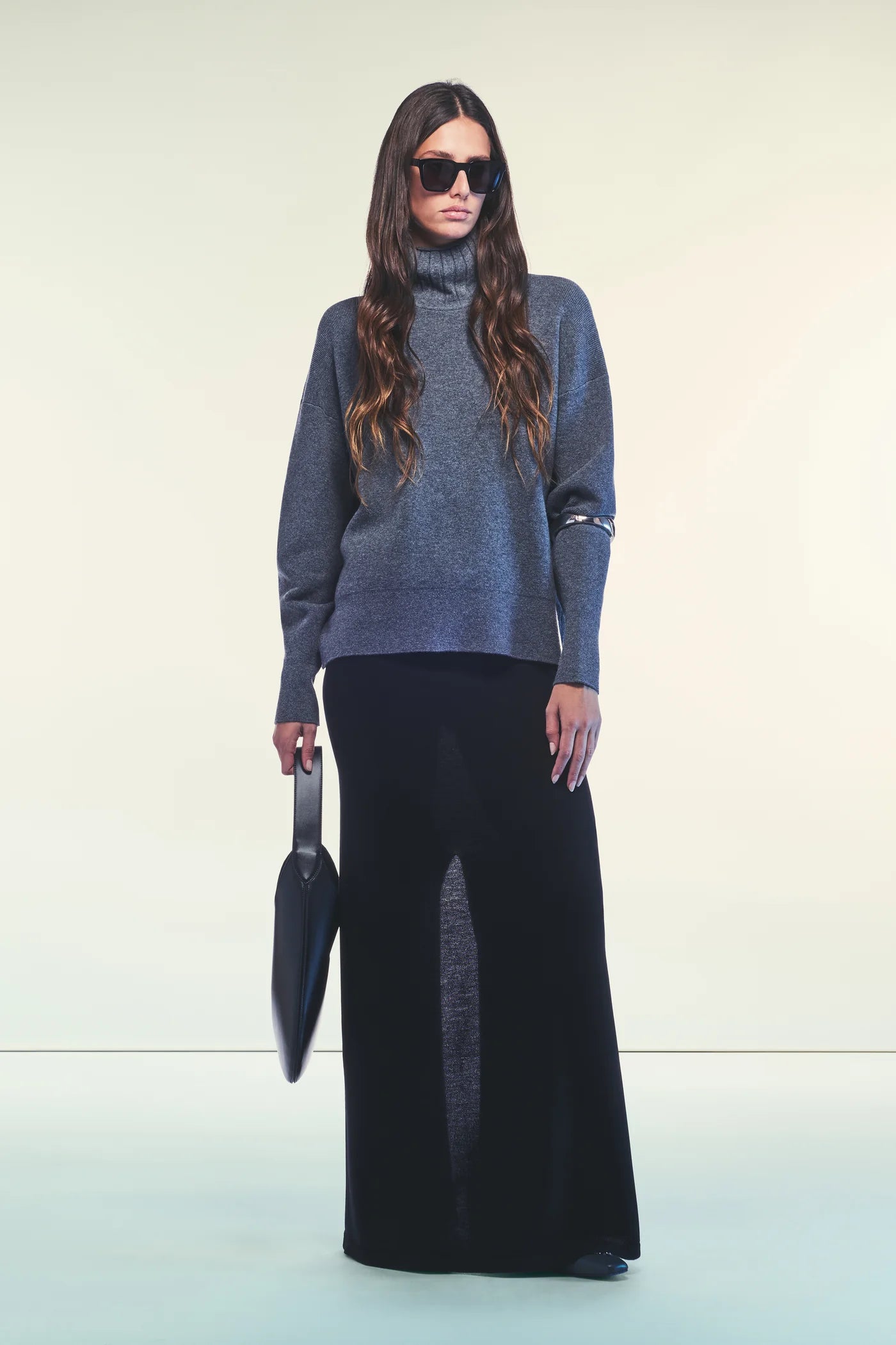 Fabiola Knit - Medium Grey Melange by Liviana Conti — alternate view