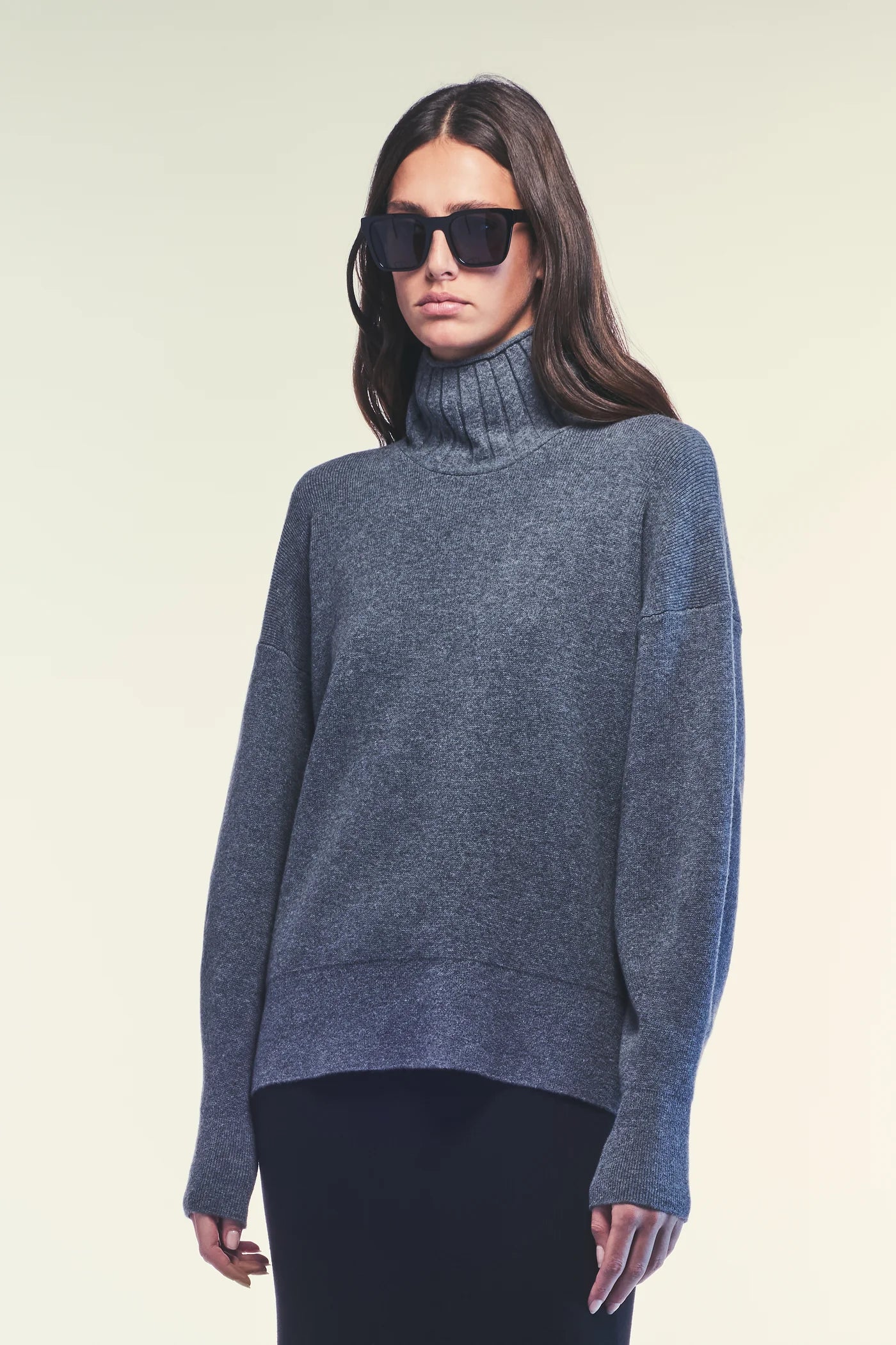 Fabiola Knit - Medium Grey Melange by Liviana Conti | 25 South Boutiques