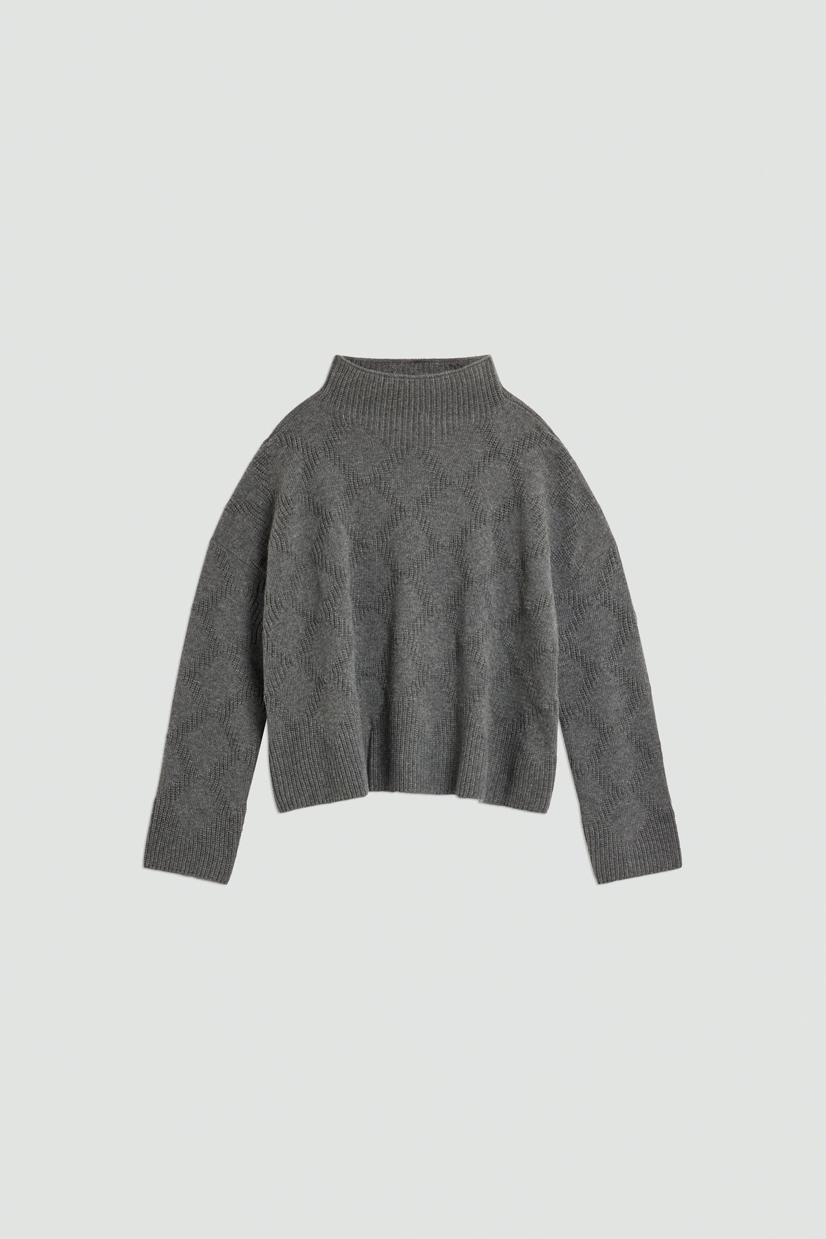 Marta Knit Sweater - Medium Grey Melange by Liviana Conti — view 3