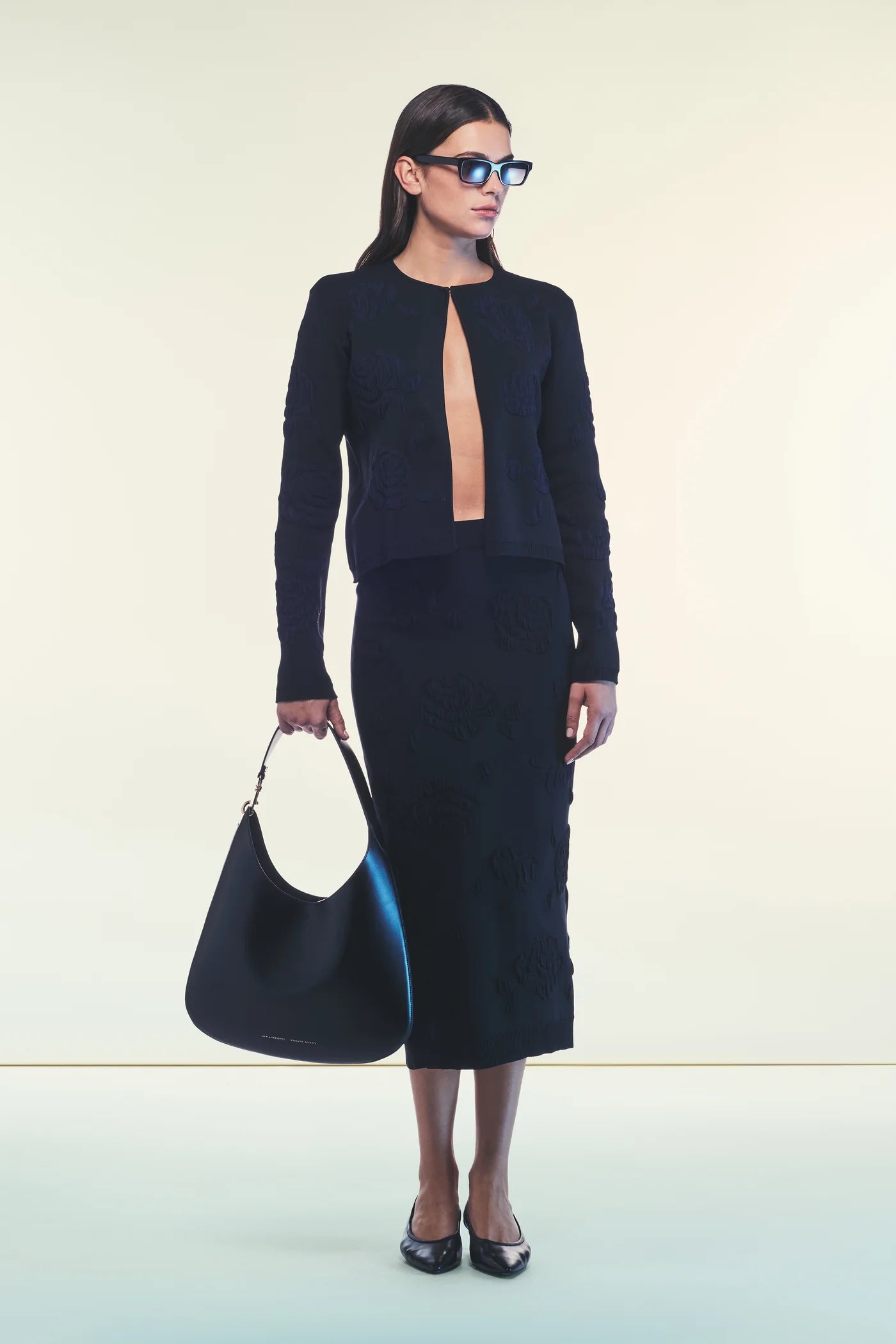 Rosette Skirt - Black by Liviana Conti | 25 South Boutiques