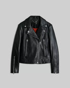 Mack Leather Jacket - Black by Rag & Bone — view 6