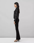 Mack Leather Jacket - Black by Rag & Bone — view 4