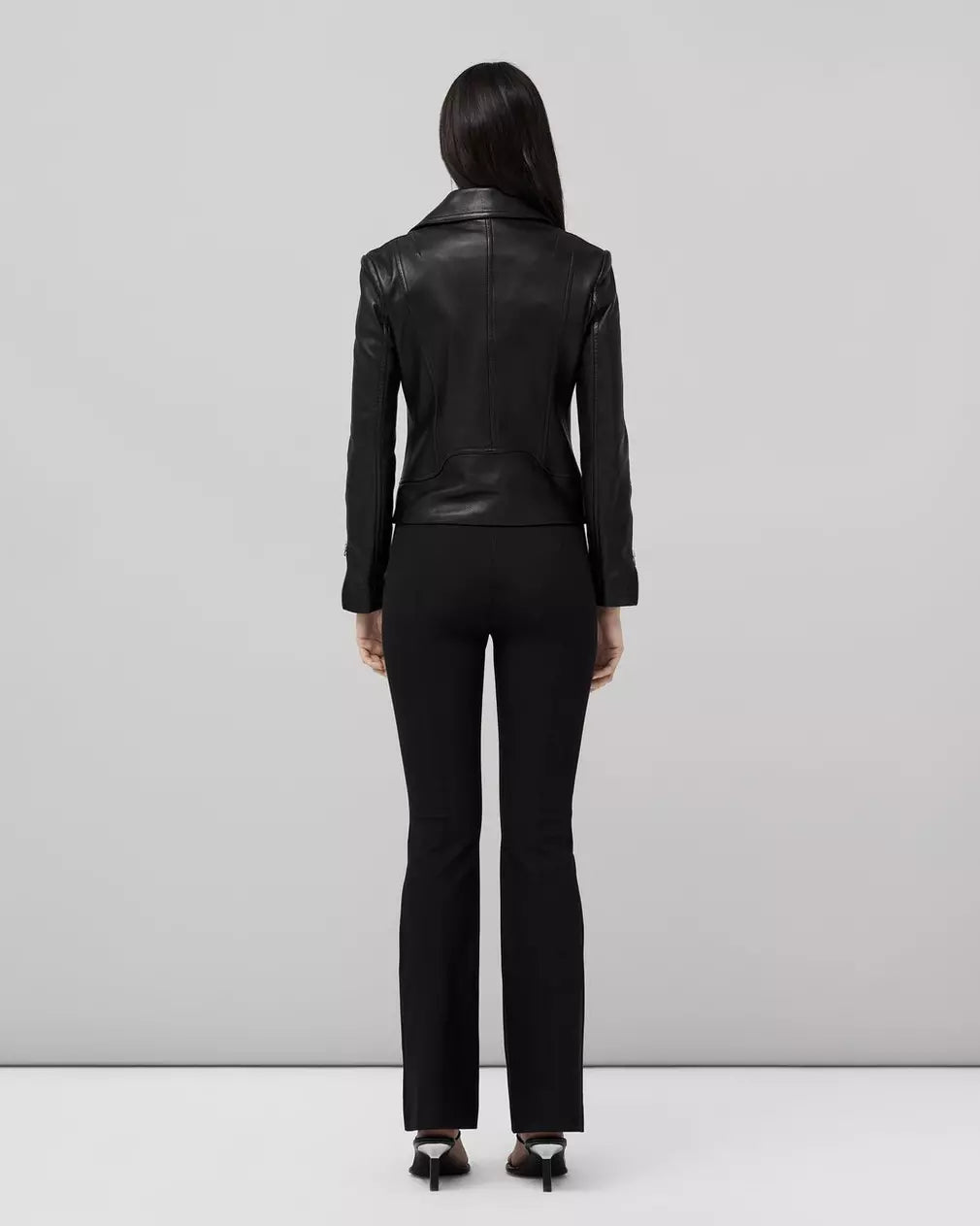 Mack Leather Jacket - Black by Rag & Bone — view 5