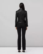 Mack Leather Jacket - Black by Rag & Bone — view 5