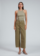 The Essential Rib Tank - Sage by Rag & Bone — view 3