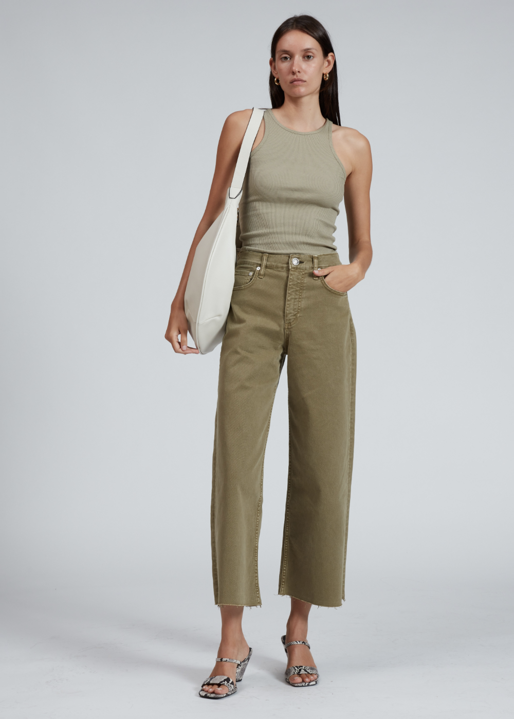 The Essential Rib Tank - Sage by Rag & Bone — alternate view