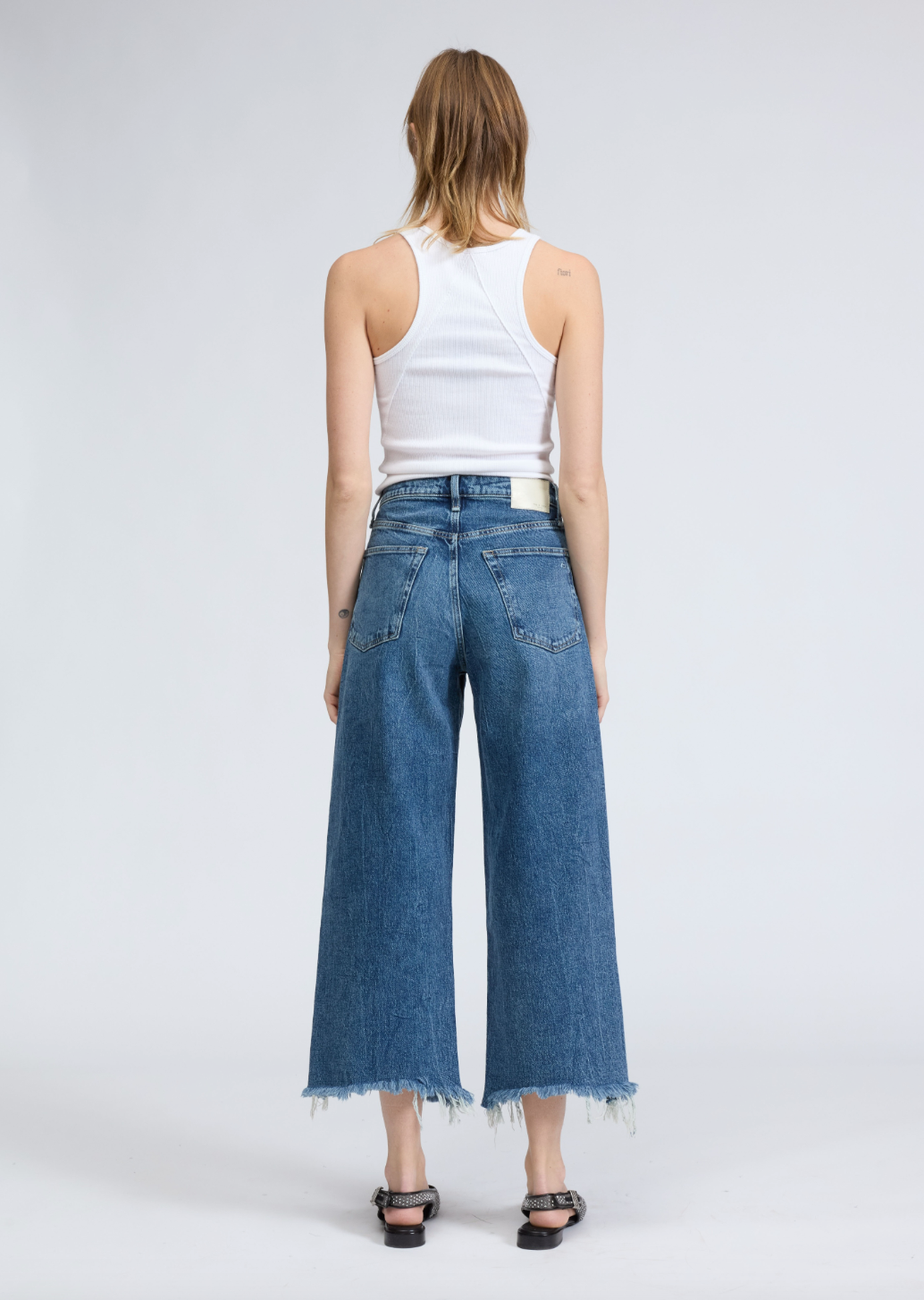 Andi High Rise Ankle Wide-Leg Jean - Walton by Rag & Bone — view 3