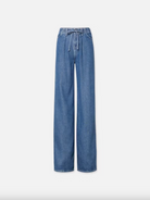 Super Drape Drawstring Wide Leg - Ghost by Frame — view 4