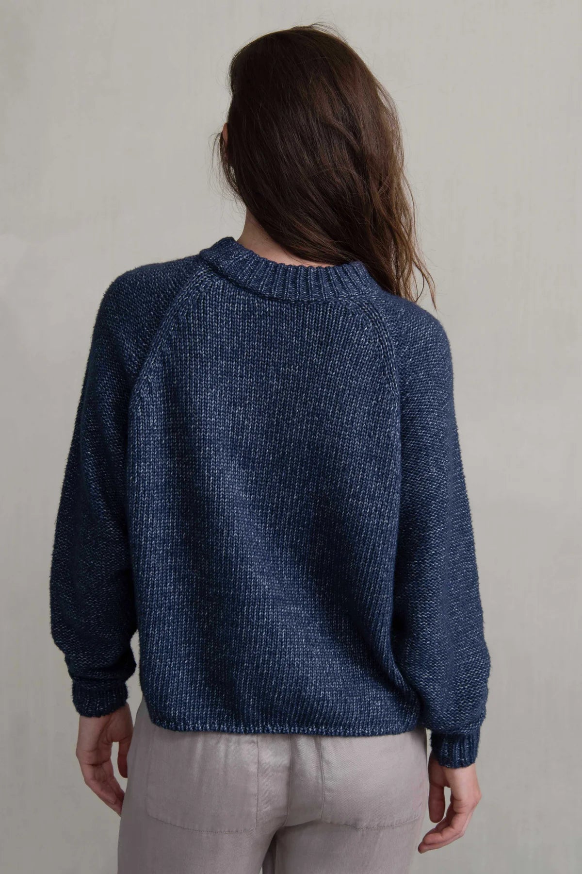 Codes Knit Sweater - Lapis by Humanoid — alternate view