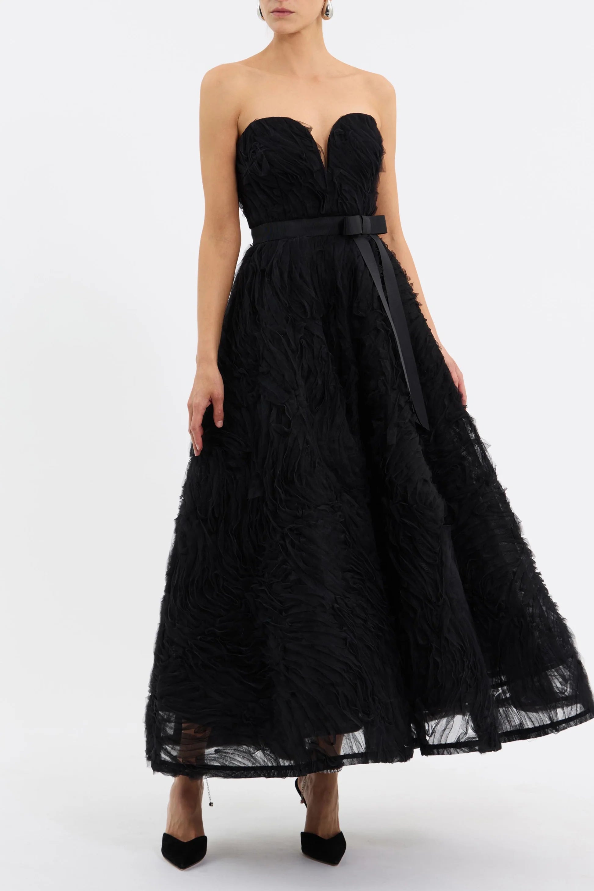 Willow Midi Dress - Black by Rebecca Vallance | 25 South Boutiques