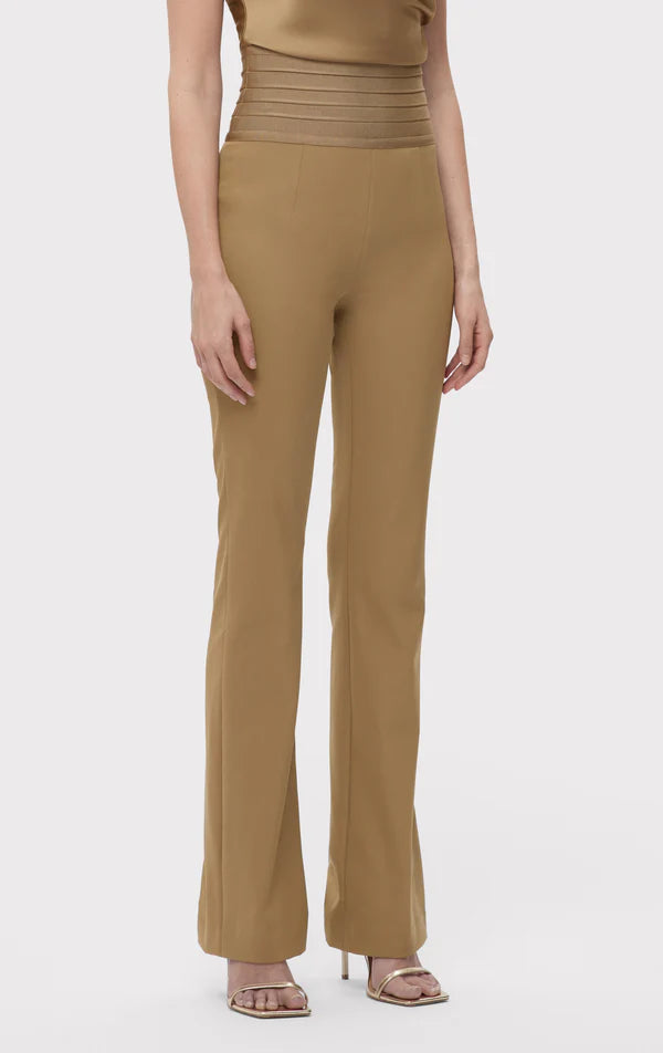 Emery Pants - Latte by Herve Leger — view 4