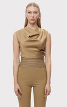 Audrey Top - Latte by Herve Leger | 25 South Boutiques