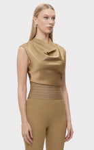 Audrey Top - Latte by Herve Leger — view 3