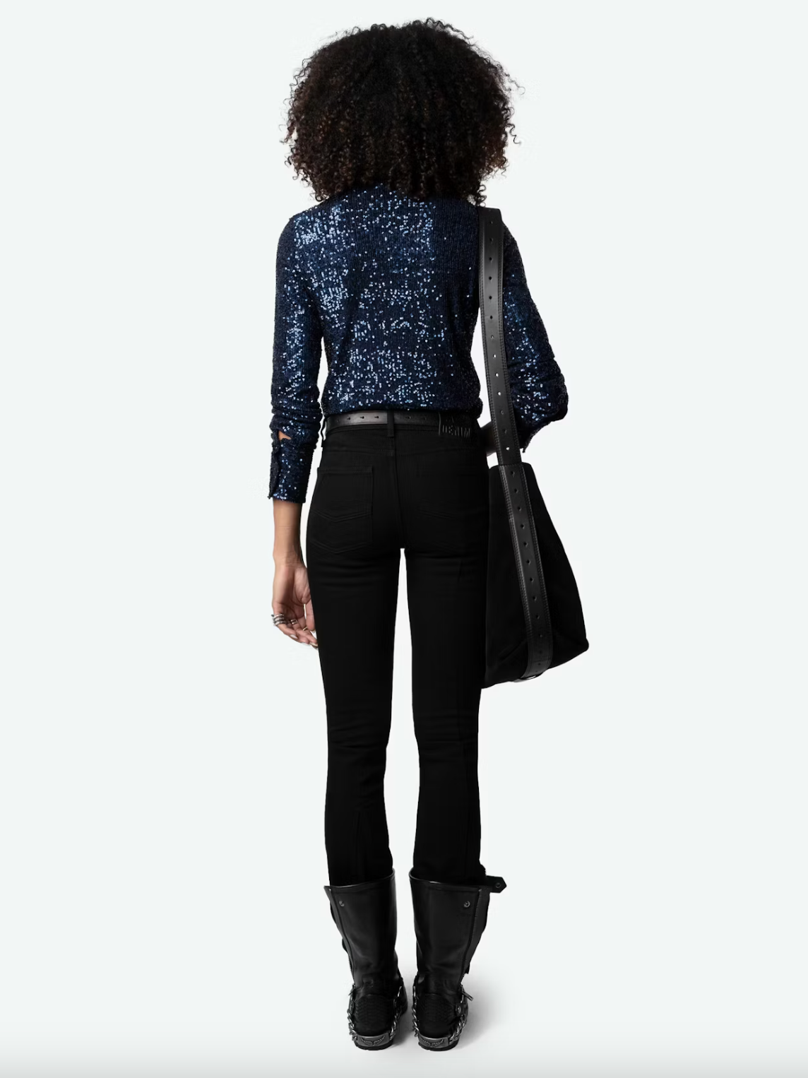 Tawny Sequin Shirt - Encre by Zadig & Voltaire — view 4