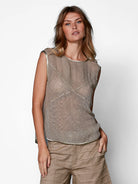 Zazia Top - Army by Nu Denmark | 25 South Boutiques