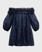 Nava Embroidered Dress - Navy by Cinq A Sept — view 4