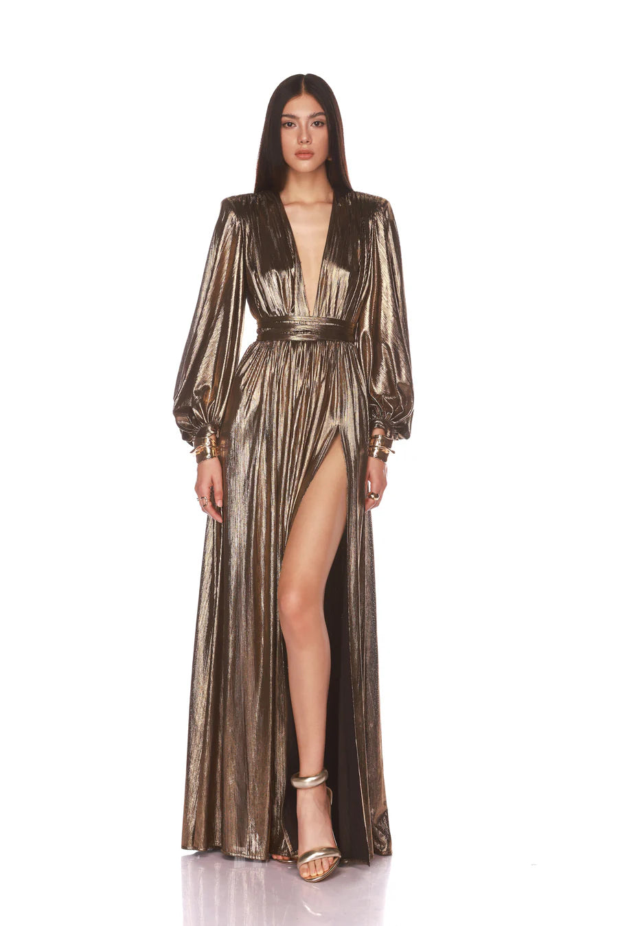Zoe Gown - Gold by Bronx And Banco | 25 South Boutiques