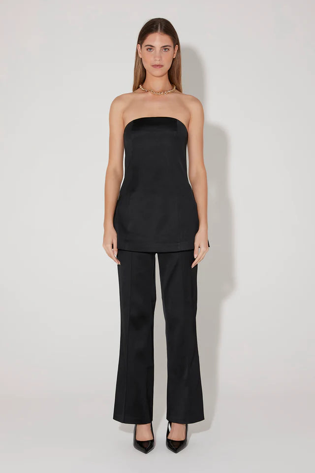 Regina Tailored Pant - Black by Hansen & Gretel — alternate view