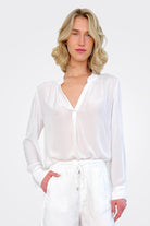Adele Blouse - White by Masons — view 6