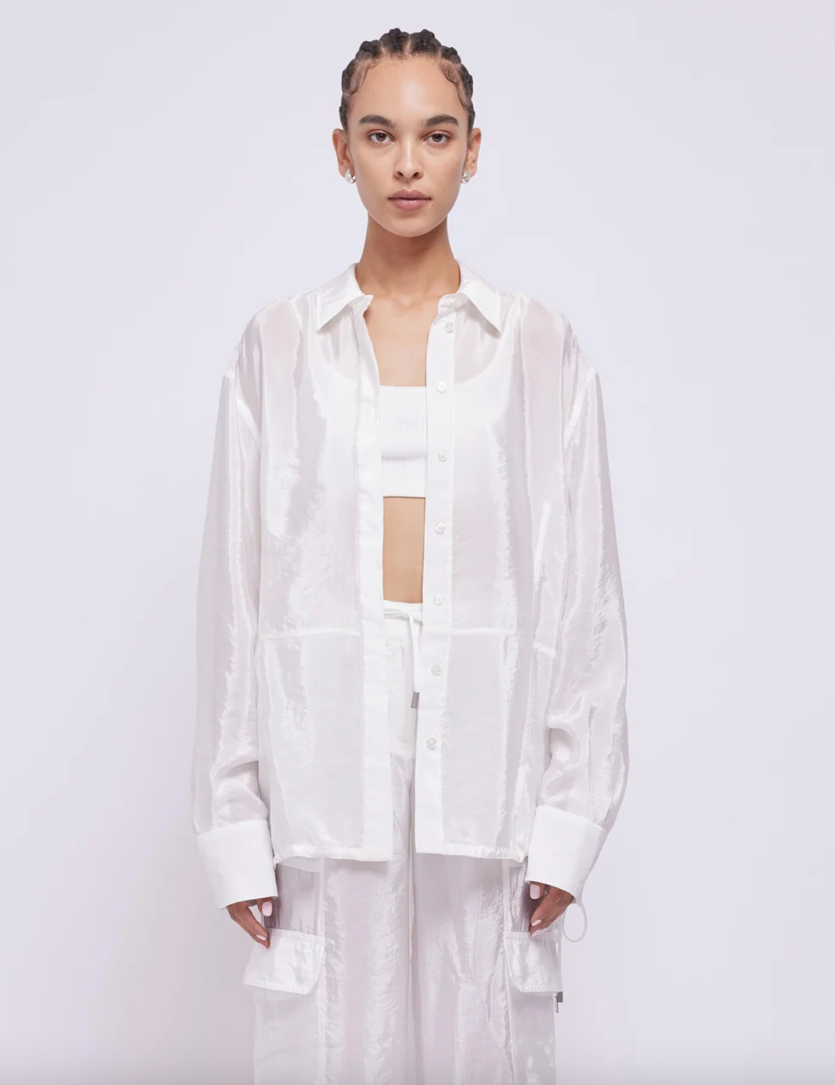 Laylah Shirt - White by Jonathan Simkhai | 25 South Boutiques