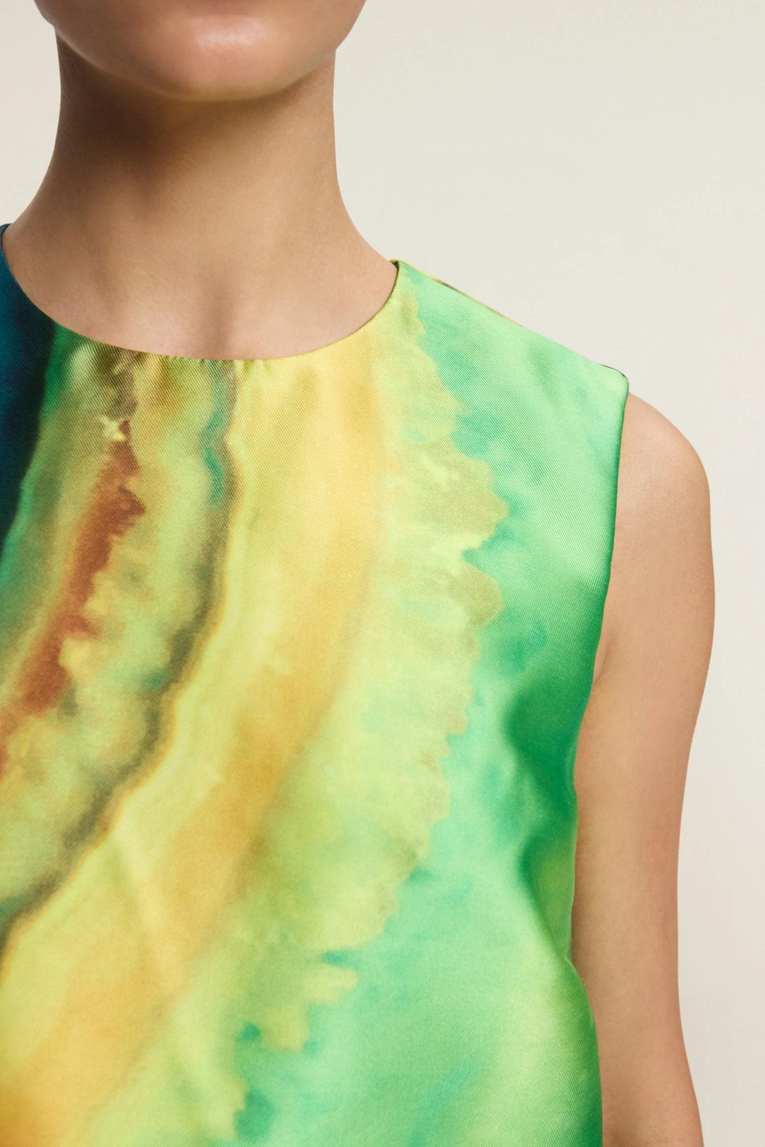 Iris Mini Dress - Green Multi by Alemais — view 3