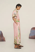 Papaya Pant - Pink Multi by Alemais — view 4