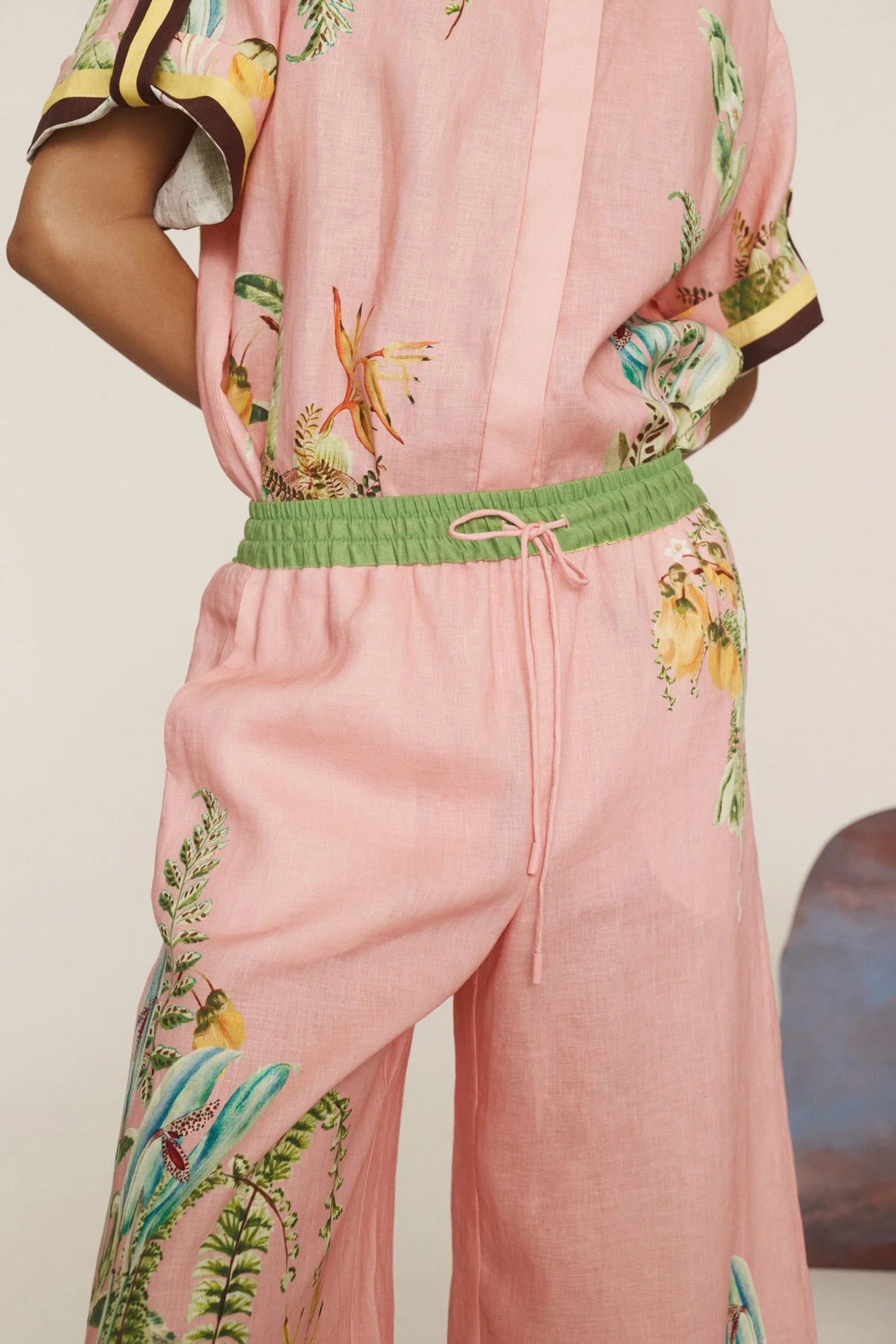 Papaya Pant - Pink Multi by Alemais — alternate view