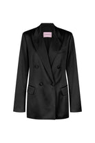 Alistair Tailored Jacket - Black by Hansen & Gretel — view 6