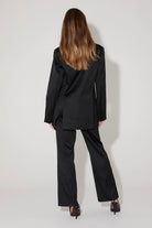 Alistair Tailored Jacket - Black by Hansen & Gretel — view 5