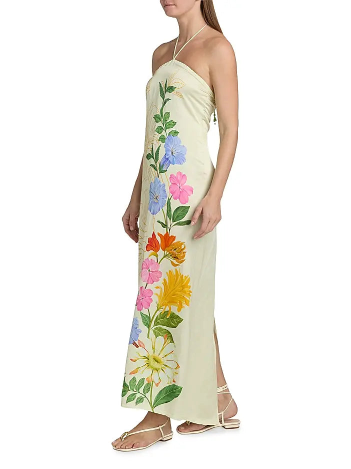 Garden Floral Dress - Ivory Multi Floral by Verandah — view 5