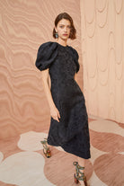 Amandine Dress - Noir by Ulla Johnson | 25 South Boutiques
