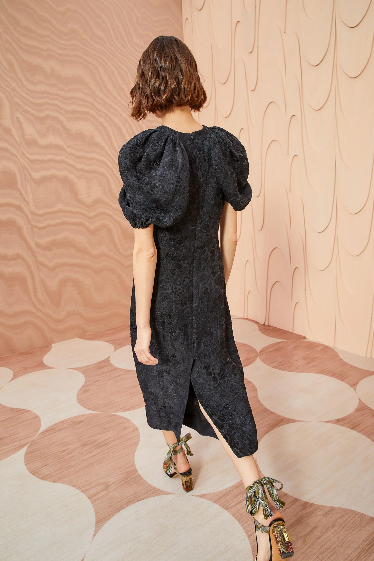 Amandine Dress - Noir by Ulla Johnson — alternate view