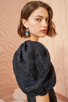 Amandine Dress - Noir by Ulla Johnson — view 5
