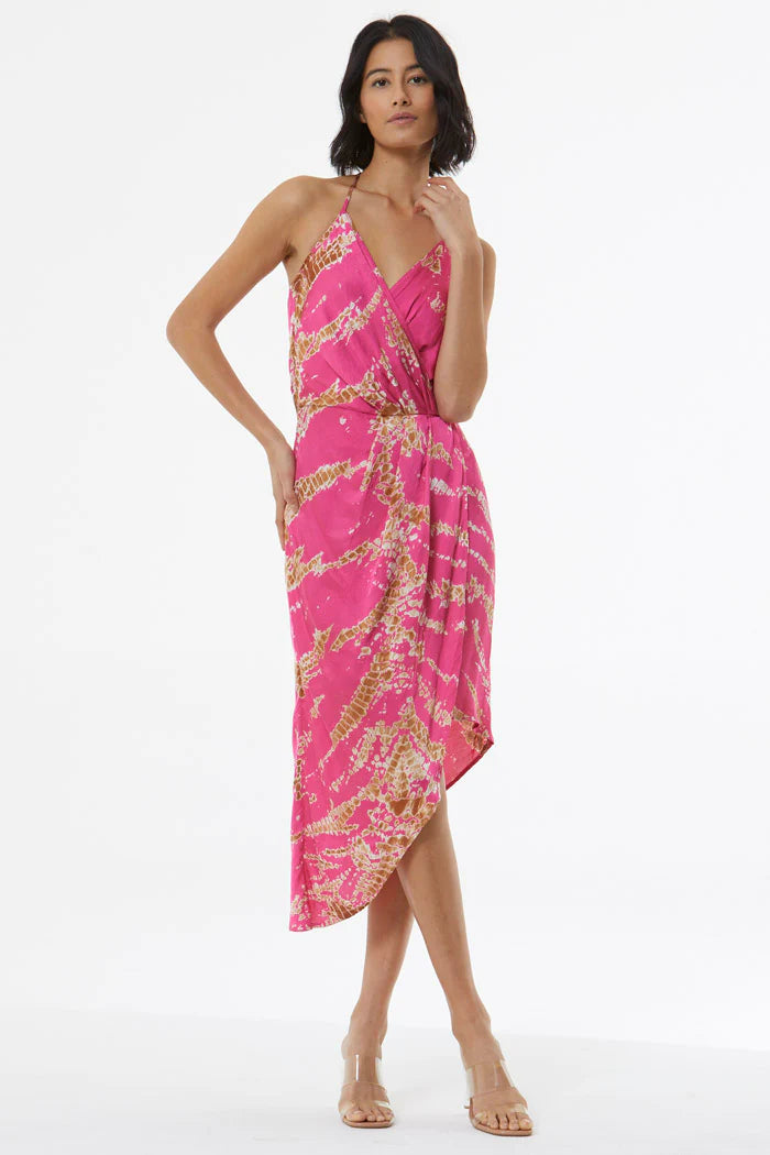 Andrea Draped Slip Dress - Flamenco Savannah by Young Fabulous & Broke | 25 South Boutiques