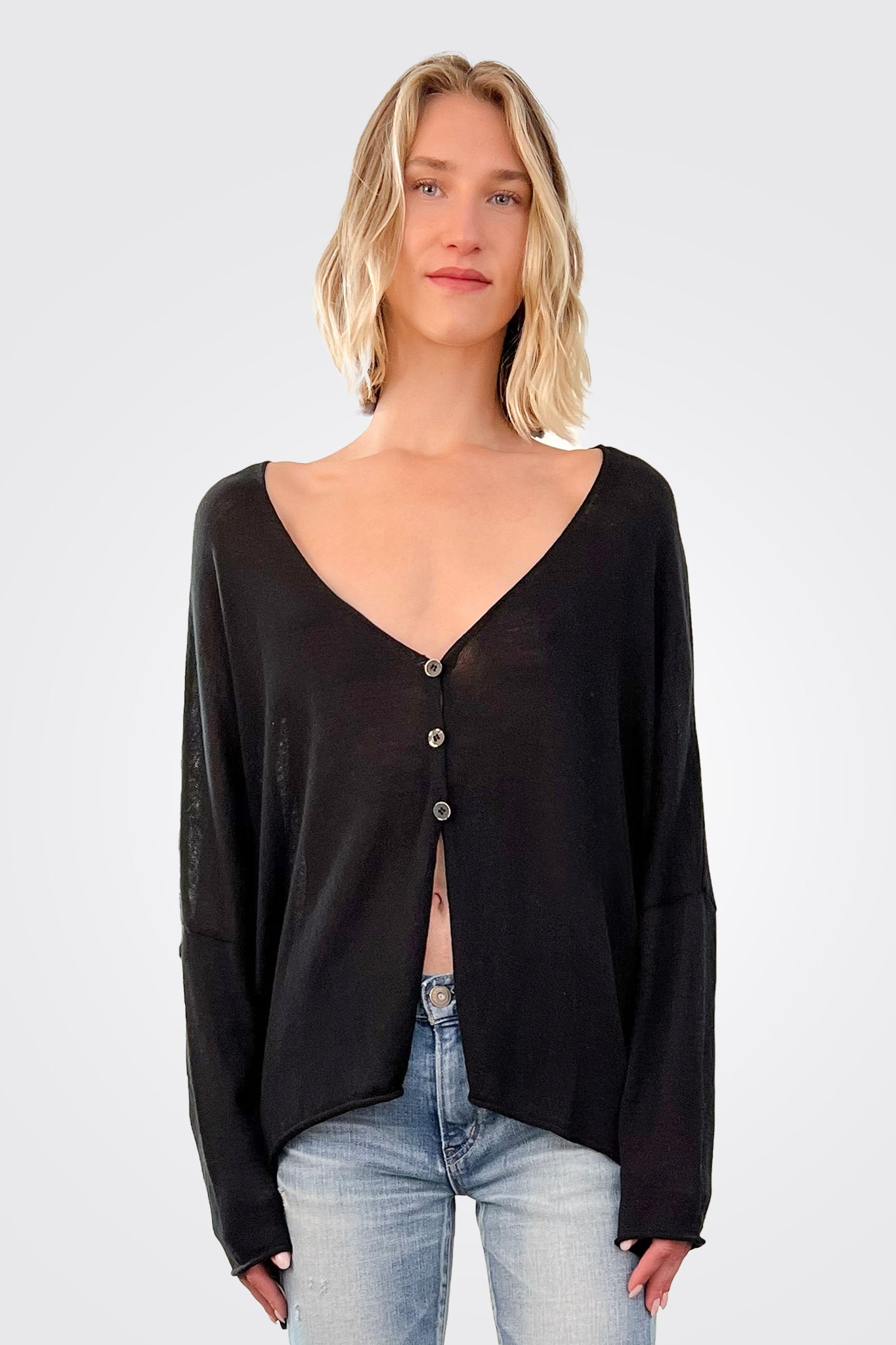 Aro Cardigan - Black by Studio B3 | 25 South Boutiques