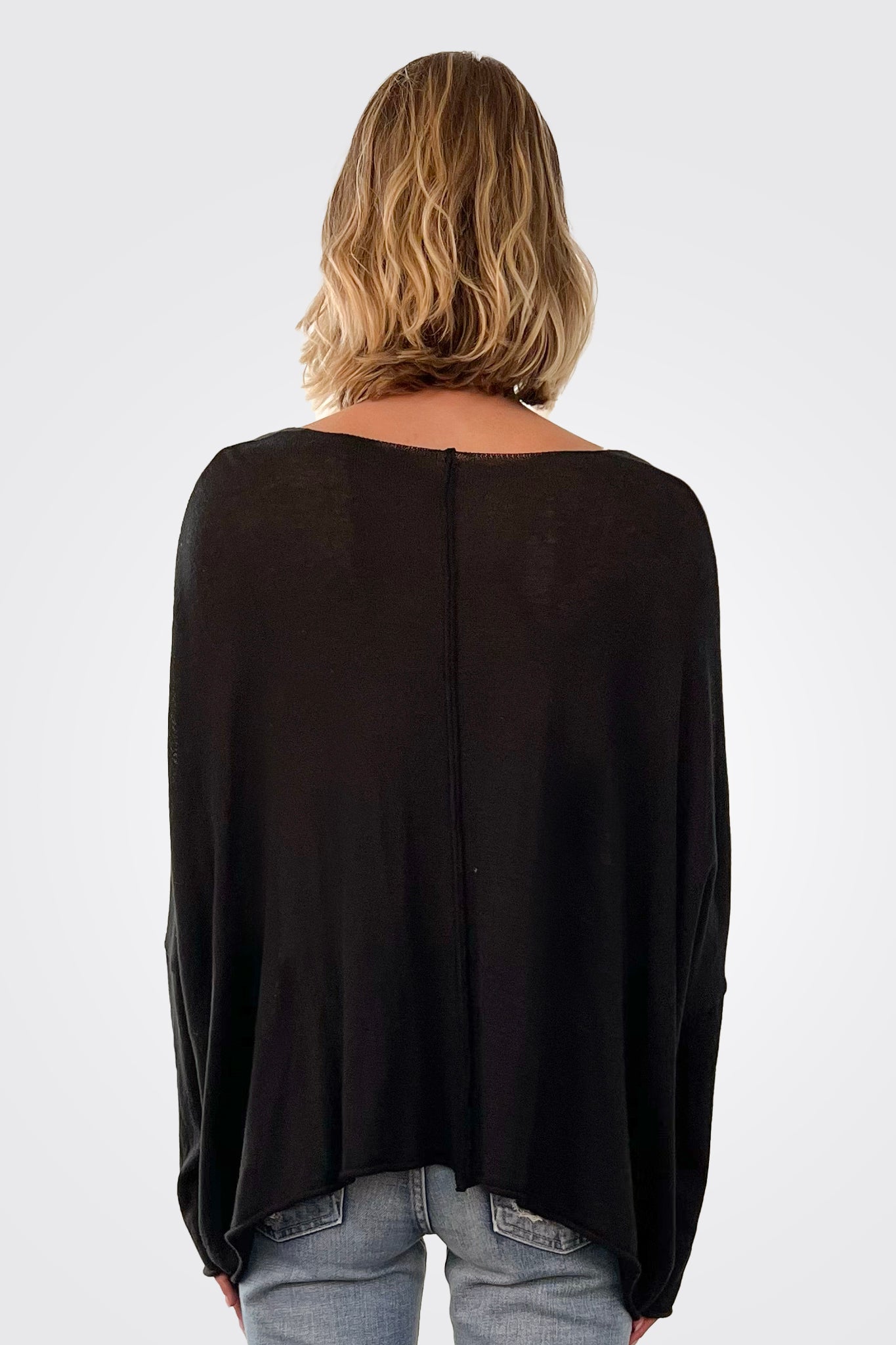 Aro Cardigan - Black by Studio B3 — alternate view