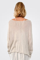 Aro Cardigan - Sand Grey by Studio B3 — alternate view