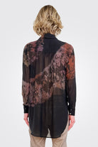 Boyfriend Button Down Shirt - Autumn Feathers by Michelle Jonas — view 3