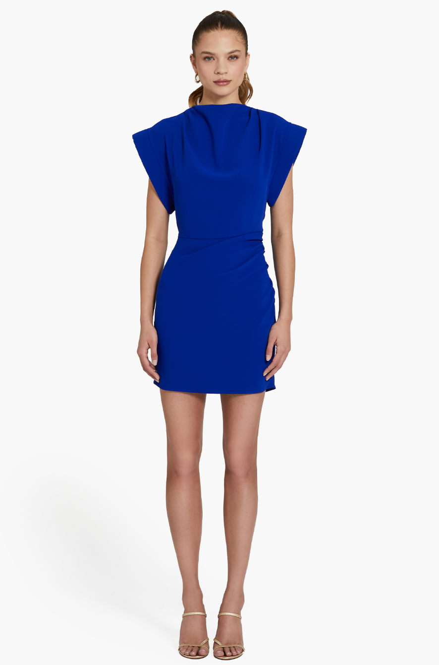 Edrina Mini Dress - Lapis by Amanda Uprichard — view 3
