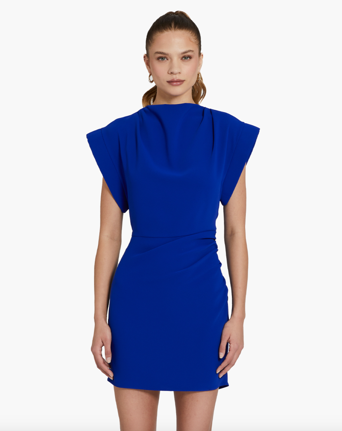 Edrina Mini Dress - Lapis by Amanda Uprichard — alternate view