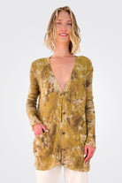 Dye Cardigan - Mustard by Avant Toi — view 3