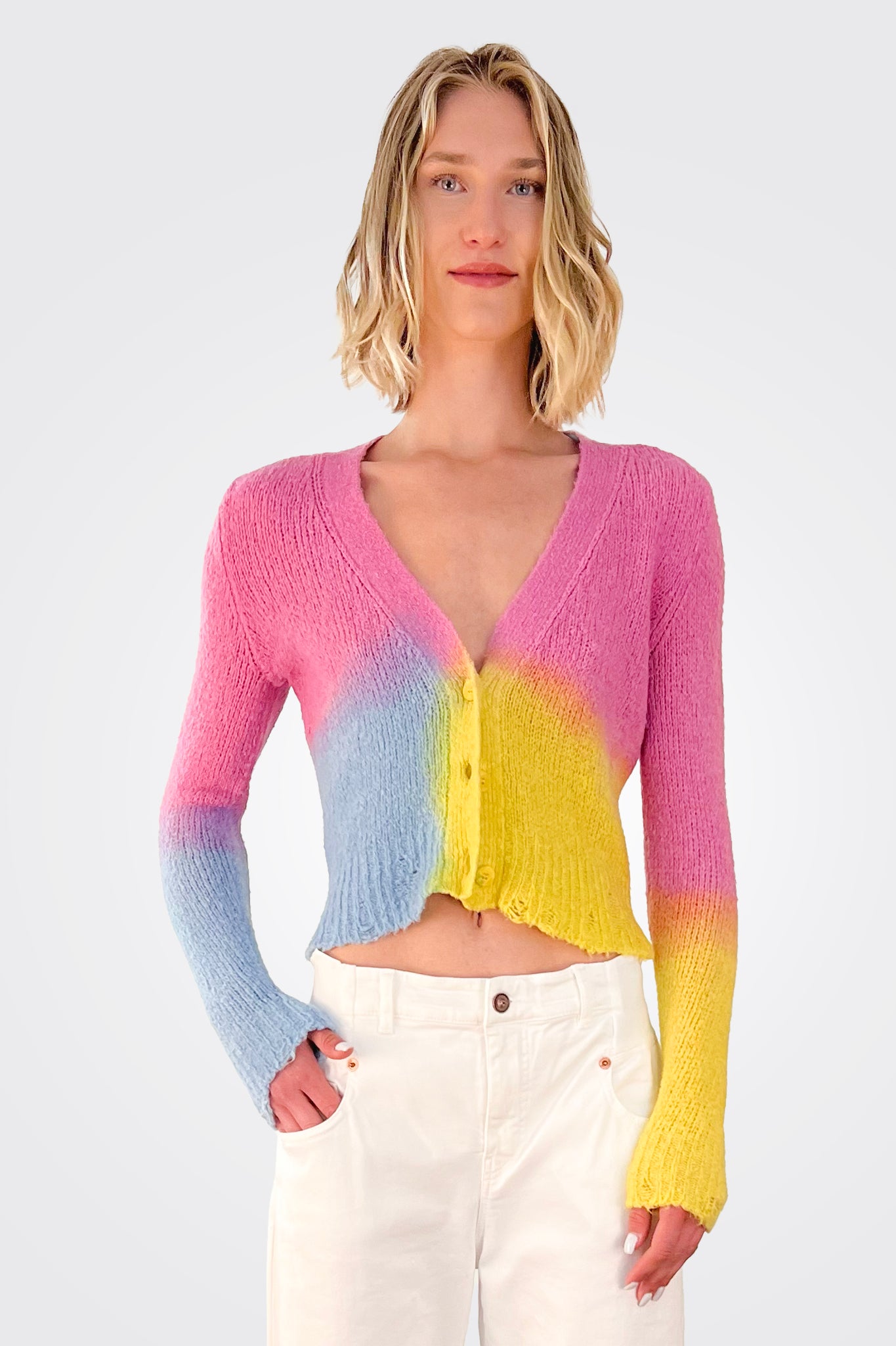 Ombre Cardigan - Brights by Avant Toi | 25 South Boutiques
